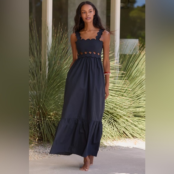 Beach Riot Campbell Cutout Maxi Dress, Size Small, $178